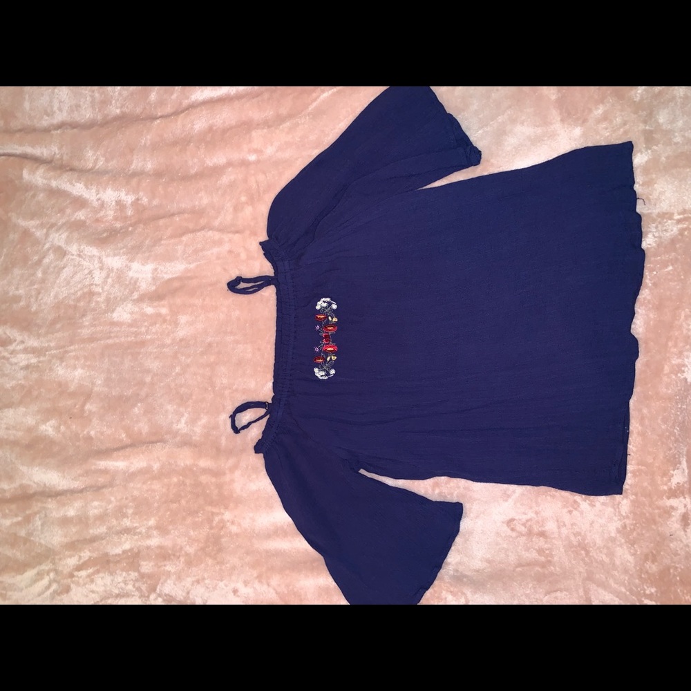 “obsess” girls off the shoulder blouse